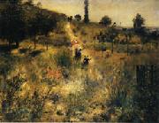 Auguste renoir Road Rising into Deep Grass oil painting reproduction